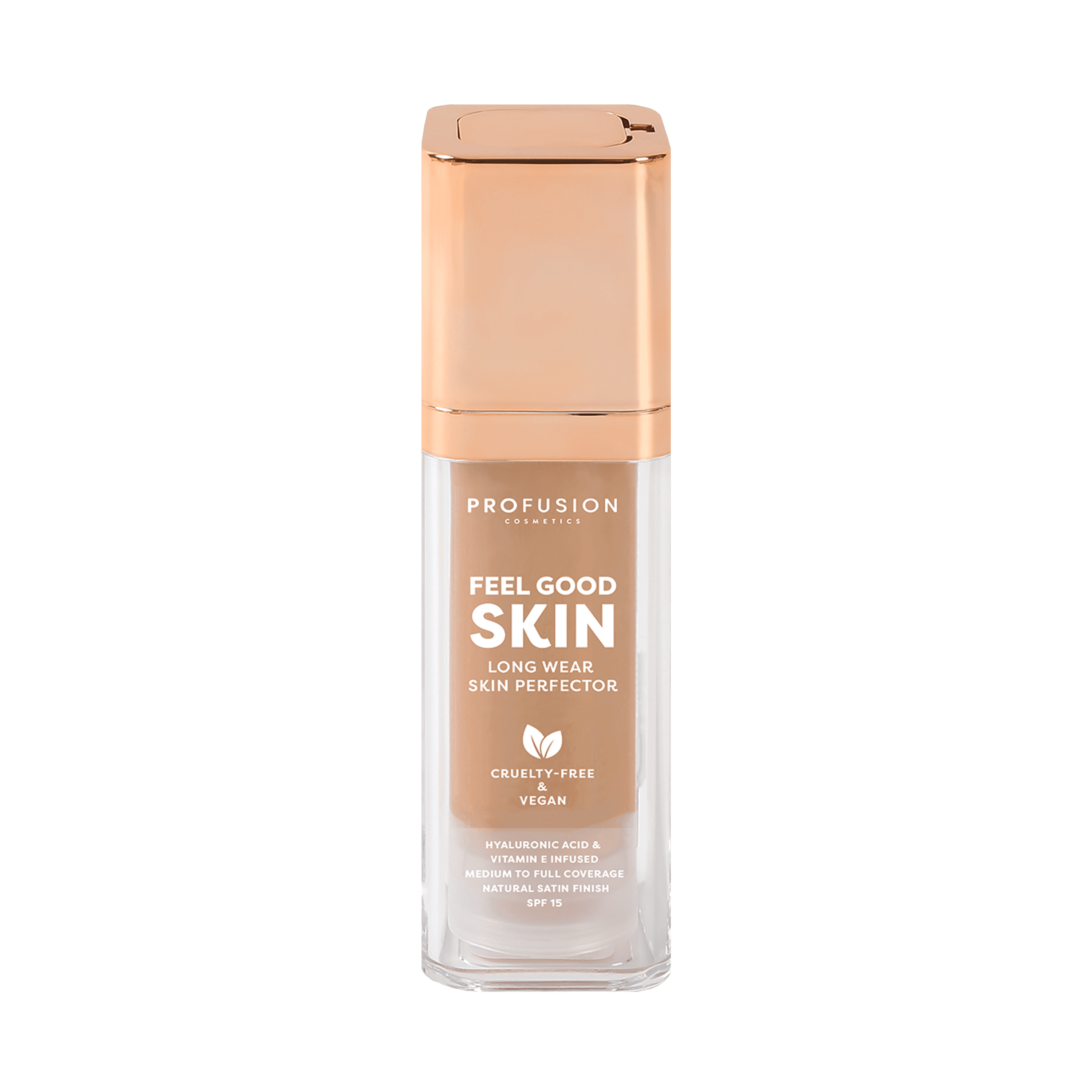 (2 pack) Profusion Cosmetics Feel Good Skin Long Wearing Skin Perfector Foundation Light 200