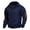 Navy, variant on Aimik Hanes 2025 Men's 1/4 Zip Fleece Sherpa Sweatshirts Long Sleeve Stand Collar Pullover Loose Vintage Sweatshirt Tops-Black M