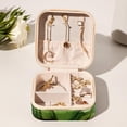 thumbnail image 6 of Apple Travel Portable Decorative Box - Square Jewelry Storage and Organizer Box for Rings, Earrings, Necklaces, and Bracelets - Suitable for Girls and Women - Necklace Organizer Box, 6 of 6