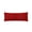 Red, variant on Coral Red Lumbar Pillow Covers 12x20 Inch, Farmhouse Burlap Solid Red Color Modern Linen Texture Decorative Pillowcase with Zipper, Microfiber Breathable Throw Pillowcases for Sofa Bed Living Room