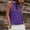 Purple, variant on WCJM Women's Tanks and Camis Women Open Back High Neck Workout Athletic Gym Tank Top Sleeveless Basic Summer