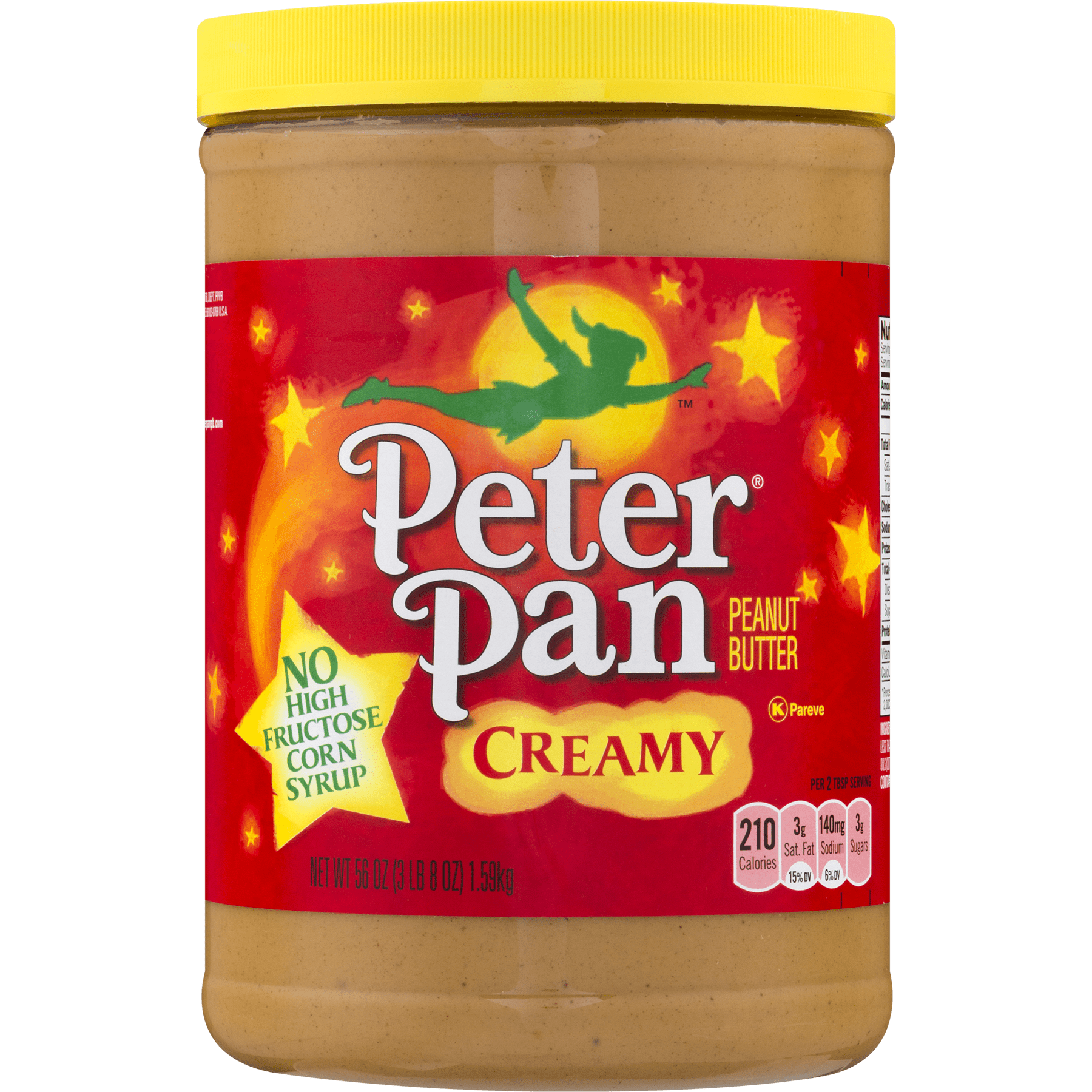 Peter Pan Creamy Original Peanut Butter, 56 oz