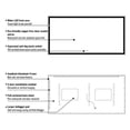 thumbnail image 2 of ANGELES HOME 60"x 28" LED Bathroom Mirror, LED Makeup Mirror for Bathroom, Anti-Fog Vanity Mirror with Lights, 3 Colors Dimmable, Memory Function, Wall Mount Lighted Mirror (Horizontal/Vertical), 2 of 16