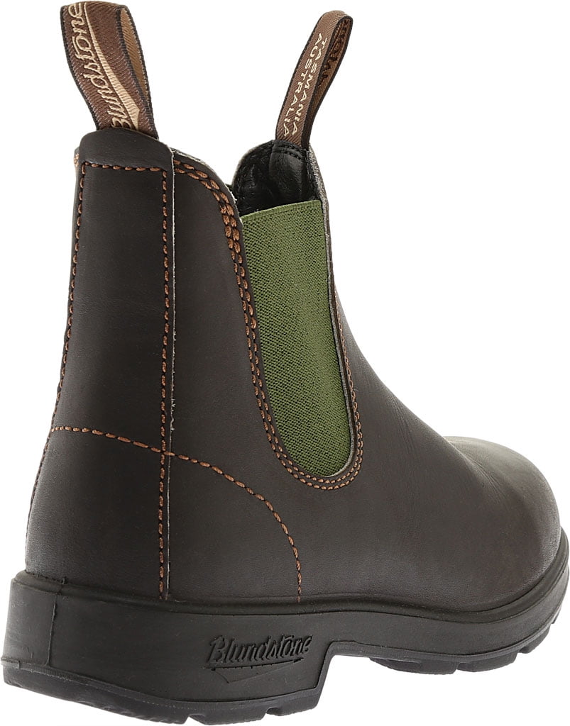 Blundstone Original 500 Series Chelsea Boot Stout Brown/Olive Gore