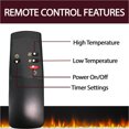 thumbnail image 5 of Cambridge Sorrento 47'' Electric Fireplace with Log Insert | Multi-Color Flame | For Rooms up to 210 Sq.Ft. | TV Stand | Remote | Cherry Mantel | Adjustable Heat Settings | Timer, 5 of 6