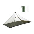 thumbnail image 3 of Tienda Bivy Oxford Triangle Shade Fácil configuración, tienda de campaña personal compacta de carpa personal para pescar deporte de trekking al aire Verde, 3 of 8