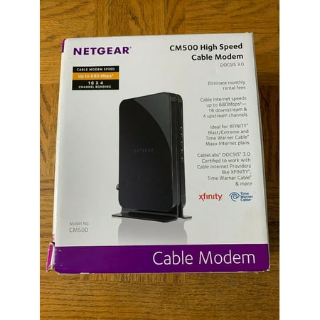 NETGEAR High Speed Cable Modem Cm500 680mbps -