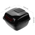 thumbnail image 2 of Nestingho Caja Top Box Para Motocicleta Eléctrica Resistente Y Con Elegante Para Tours, 2 of 6