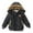 Z12 Black, variant on Toddler Boy Coats Jacket Children Hooded Fashion Kids Warm Outerwear for Boys Fall Winter Clothes Size 3-4T,Black