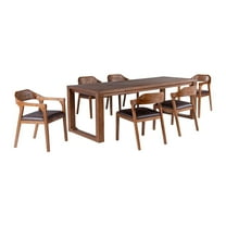 Boraam Rasmus 7pc Dining Set - Chestnut Wire-Brush Finish