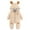 a-Khaki, variant on Baby Warm Jumpsuit Cute Bear Ear Hooded Jumpsuit Romper Clothes for Baby 12-18 Months