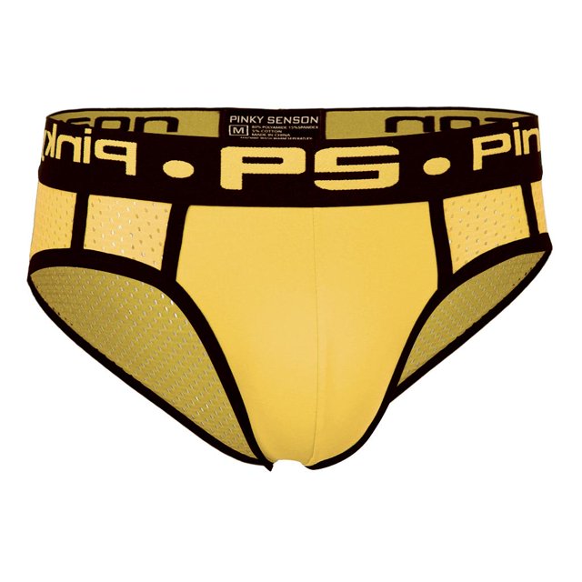 Calzoncillos de malla elástica suave Calzoncillos Ropa interior flexible para hombres L Colco calzoncillos de malla para hombres ropa interior