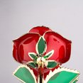 thumbnail image 5 of Flor De Rosa Chapada En Oro De 24 Quilates Flor Pintada Real Rose Artesanía Hecha A Mano Día De San Valentín Día De La Madre Artesanía Scienceny HA020325-00, 5 of 5