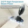 thumbnail image 6 of SUMELL 10-in-1 Steam Mop, 1550W with Detachable Handheld Cleaner, 16 ft Cord for Hardwood, Tile & Carpet, Black Grey, 6 of 9