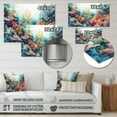 thumbnail image 4 of DESIGN ART Designart "Vibrant Coral Reef III" Modern Landscape Beach Metal Wall Art 40 in. wide x 30 in. high, 4 of 5