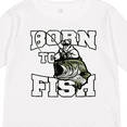 thumbnail image 4 of Inktastic Born to Fish Boys or Girls Long Sleeve Toddler T-Shirt, 4 of 5