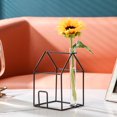 thumbnail image 1 of PENGXIANG Flower Vase with Metal Stand Hydroponic Plant Flower Vase Suitable for Kitchen Office Decor, 1 of 5