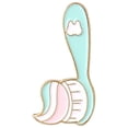 thumbnail image 1 of Cleaning Toothbrush Tooth Shape Alloy Paint Badge Brooch Oil Drop Badge Bag Collar Accessories, 1 of 4