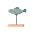 thumbnail image 1 of Peces De Madera, Decoración De Soporte, Estatua De Pescado, Decoración De Escritorio Para Bar De Oficina En Casa seitruly HA040697-02, 1 of 6