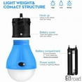 thumbnail image 4 of 3000mAh Rechargeable LED Camping Lantern, 500LM Compact Portable Tent Light With Hand Crank/Solar Panel, 3 Modes Waterproof IPX4 Emergency Flashlight For Power Outage, Hiking, Hurricane Supplies, 4 of 38
