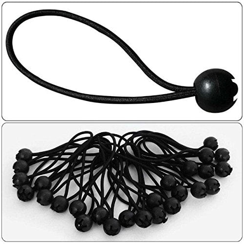 9" Color Ball Bungee Cord Tarp Bungee Tie Down Strap Bungie Canopy Straps 50 Details about    