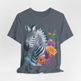 thumbnail image 5 of Zebra Graphic Unisex 100 Cotton Vintage Animal Art T-Shirt 4, 5 of 15