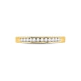 thumbnail image 2 of FB Jewels 14kt Yellow Gold Womens Round Channel-set Diamond Wedding Band 1/6 Cttw, 2 of 4