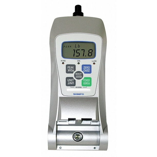 Shimpo Digital Force Gauge, Range 500 lb., USB FGV500HXY