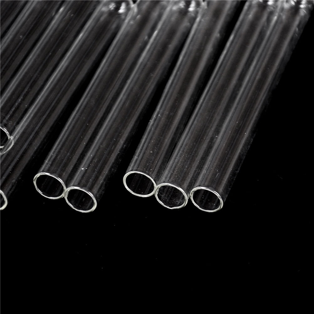 10Pcs 100 mm Pyrex Glass Blowing Tubes 4 Inch Long Thick Wall Test Tube