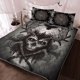thumbnail image 2 of Viking Doona Cover - Viking Raven And Skull - Viking Quilt Bed Set Rlt12, 2 of 5