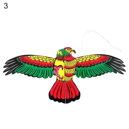 Best Flat Eagle Family Trips Toy Fishing Rod Kite Dynamic Kite Flying Bird Kite 3