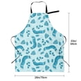 thumbnail image 5 of Lsque Winter Warmth Blue Knitted Waterproof Apron Chef Aprons for Men Heavy Duty Chemical Work Apron Extra Long Grilling Aprons with Adjustable Bib Apron, 5 of 9