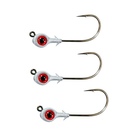 UPC: 0879044008132 | Z Man Redfish Eye Jighead 3/16oz Red 3pk