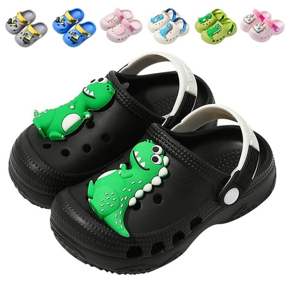 Toddler Boys Girls Cute Cartoon Clogs Kids Lightweight Garden Shoes Beach Pool Sandals