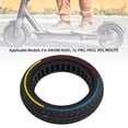 thumbnail image 4 of Neumático Sólido Para Scooter Eléctrico, Antideslizante, Buen Agarre, Neumático Sólido Para Scooter De 8,5 Pulgadas, Absorción De Golpes En Forma De Panal Para Repuesto, 4 of 7