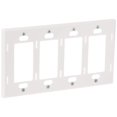 thumbnail image 4 of Lutron CW-4-WH 4-Gang Claro Wall Plate, White, 4 of 5