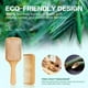 thumbnail image 3 of Juego de cepillo y peine desenredantes de madera de bambú, ecológico para mujeres, hombres y niños, para cabello fino, largo y rizado, masajeador de cuero cabelludo (2 piezas), 3 of 8
