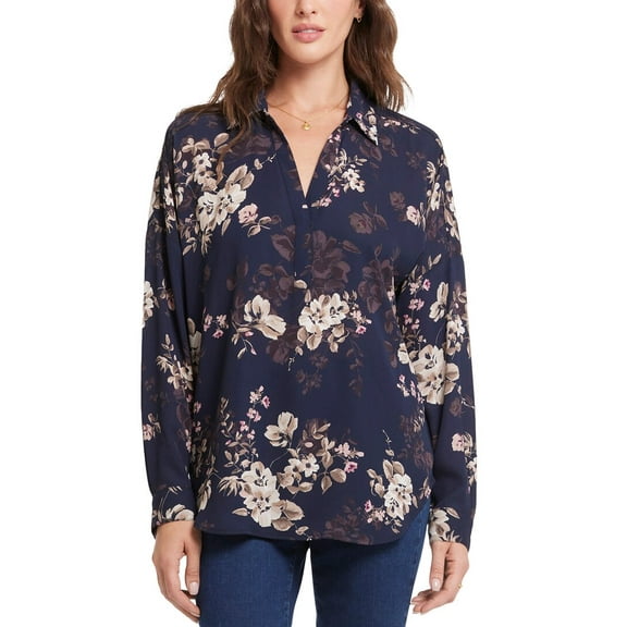 NYDJ womens  Becky Blouse, m