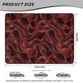thumbnail image 6 of Uourmeti Red Marble Fluid Art Car Trunk Mat 29" x 39", Protective Auto Interior Accessories, Pet Cargo Protector for Vehicle Interior, 6 of 6