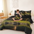 thumbnail image 3 of Erosebridal Jungle Capybara Kid Bedding Comforter Set, Rustic Animal Queen Bedding Sets, 7 Pieces, 3 of 7
