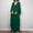 Green, variant on Caftans Dresses for Women Solid Color Plus Size Beach Dress V Neck Cover Up Loose Soft Kaftan Loungewear