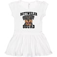thumbnail image 3 of Inktastic Dog Rottweiler Squad Girls Toddler Dress, 3 of 5