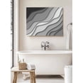 thumbnail image 6 of Black Grey Ombre Wall Art for Living Room,Canvas Picture Wall Decor for Bathroom Bedroom,Modern Geometric Abstract Aesthetic Cream Painting Artwork for Office Hallway Dining Room Decor 24"x32", 6 of 8