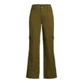 thumbnail image 4 of Free Assembly Women's Straight Leg Cargo Pants, 30” Inseam, Sizes 0-20, 4 of 5