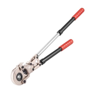 Delgada Copper Pipe Crimper Tool Kit With 3 Jaw Sizes & Cutter | DIY Propress Tool For Home Plumbing