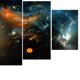 thumbnail image 5 of Juego de 5 paneles decorativos para manualidades, pintura sobre PVC. Color Vía Láctea Galaxy, 5 of 5