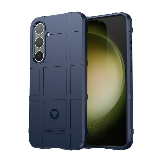 For Samsung Galaxy S24 + S23 Ultra S22 S21 FE S21 + S20 Plus S20 FE S10 Note 20 Ultra Rugged shield cover Rubber Case Navy blue For S23 Plus