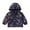 Navy, variant on WhouRiu Infant Girl Boy Jacket Cartoon Prints Zip Up Lightweight Hooded Jacket Children Loose Cozy Windproof Jackets Black,Sized 12-18 M