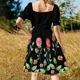 thumbnail image 5 of Vestido sin mangas de calabaza iluminada por la luna, ropa de mujer, vestido de tendencia, vestidos de mujer elegantes de verano, vestidos de mujer en oferta, vestidos de mujer, vestido, 5 of 7