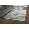 thumbnail image 5 of Jewel Medallion 5x7.6 Beige Rust Area Rug 100% Polypropylene Powerloomed Turkey, 5 of 7